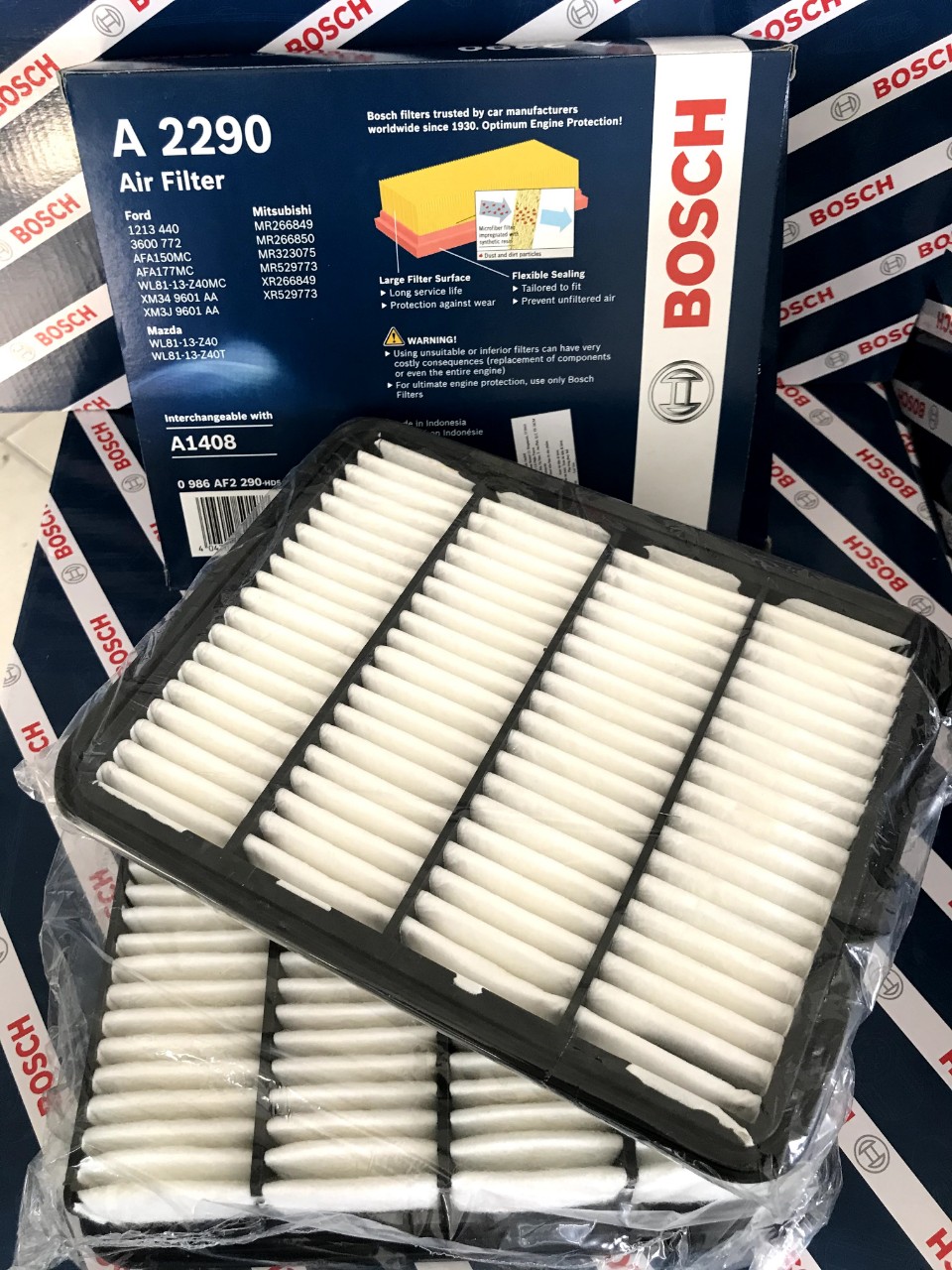 Lọc Gió Bosch A2290 - Ford Everest ,Ford Ranger ,Mazda B2500