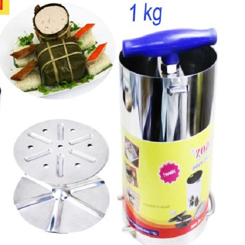Khuôn inox làm giò chả 1 ký