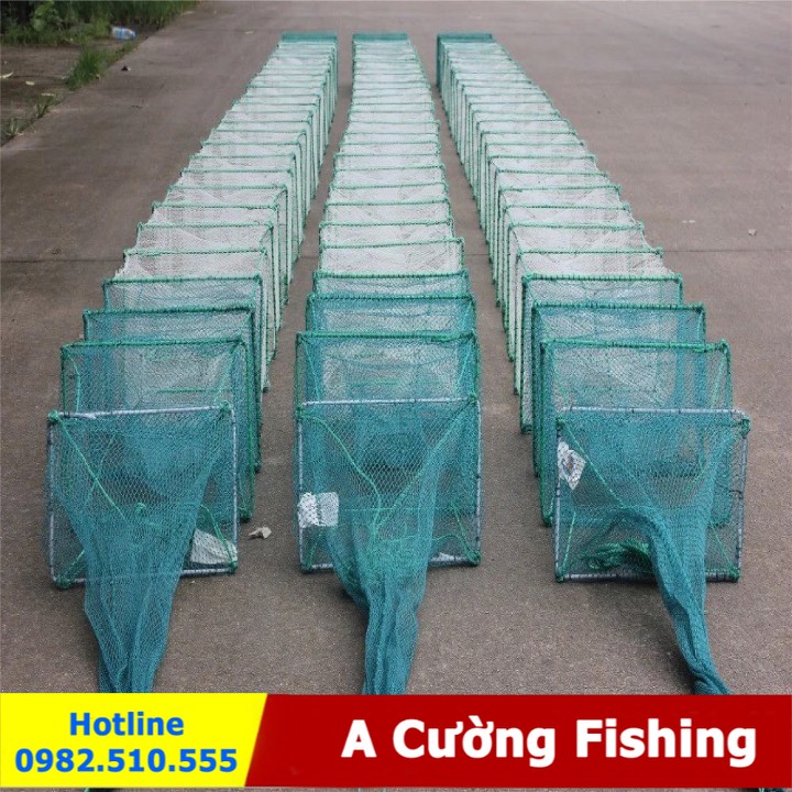 Lưới bắt cá bát quái 19 khung giá rẻ bảo hành 5 năm