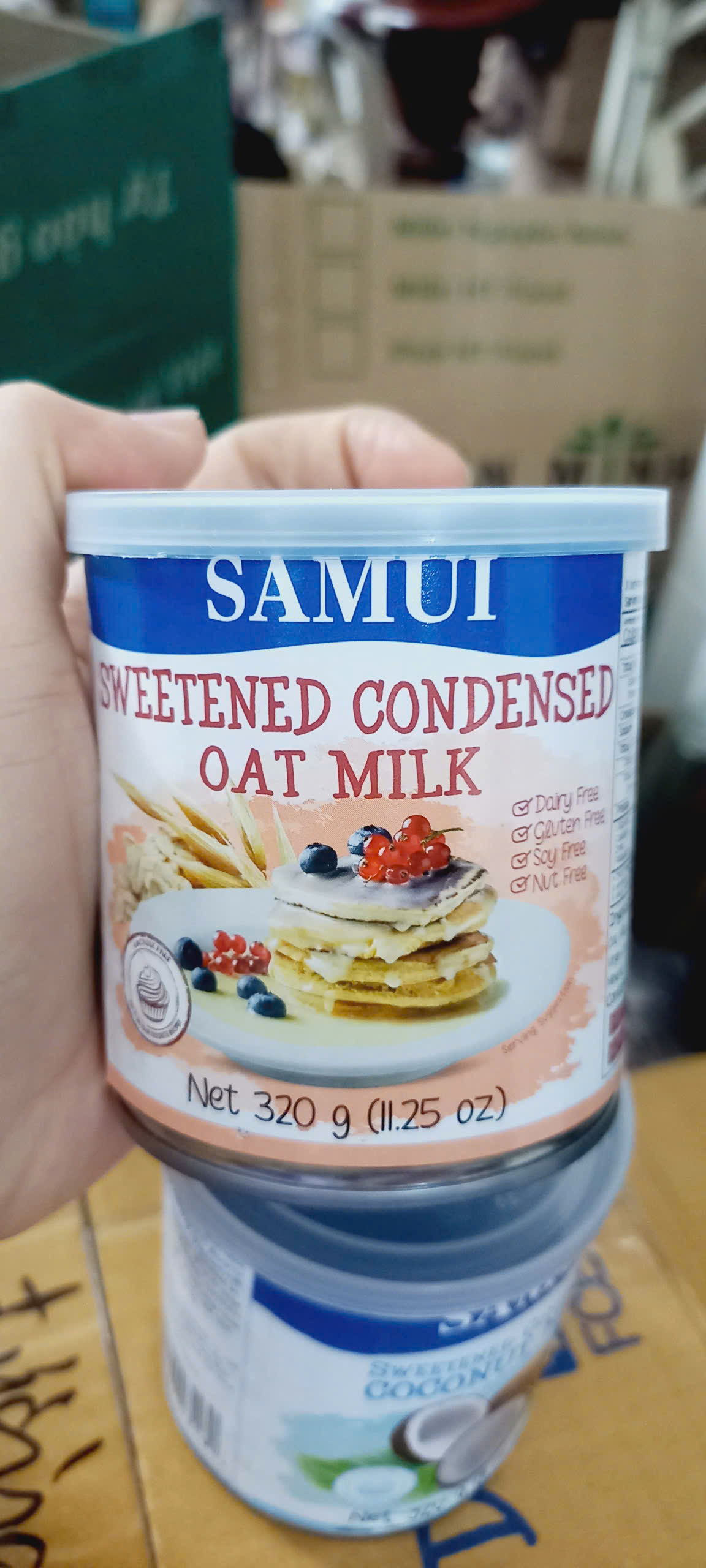 Sugar-Free Vegan Condensed Milk from Coconut, Samui Thailand, 320Gr Jar - 3