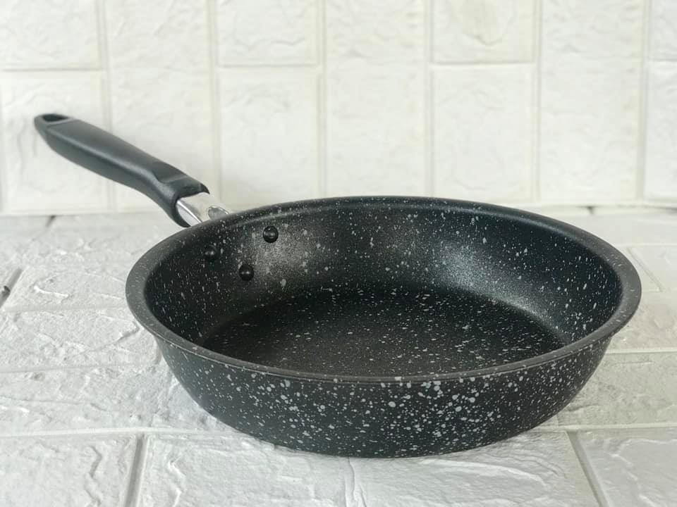 CHẢO VÂN ĐÁ RAMOS CAO CẤP 28CM DÙNG ĐƯỢC CHO BẾP TỪ