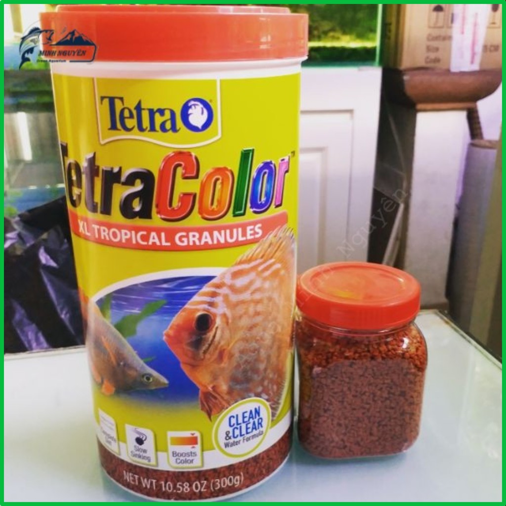 Cám cá tetra color thức ăn cảnh cao cấp - cám cá kích màu - lọ chiết 50g