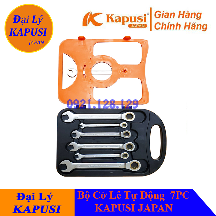 Bộ cờ lê, cờ lê tự động kapusi japan 7pc