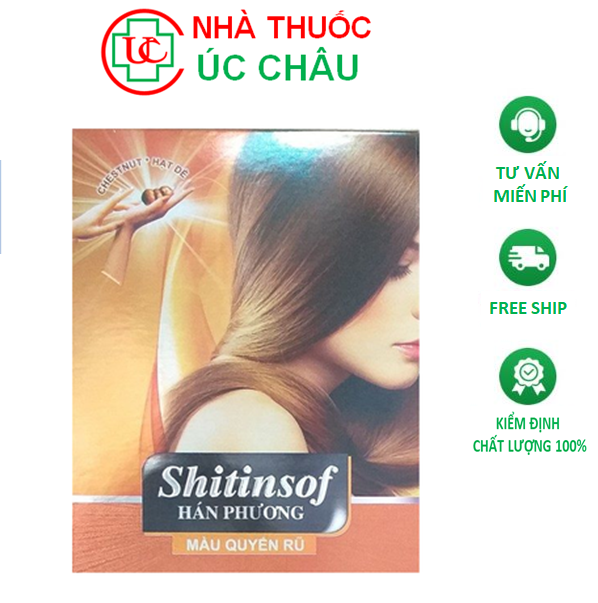 Gội là nâu Shitinsof hán phương linh chi -Màu nâu hạt dẻ- Hộp 3 gói