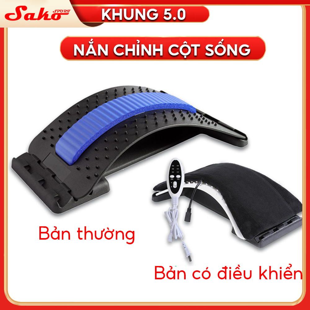 Khung nắn chỉnh cột sống 5.0 Điện sưởi thảo dược có điều khiển kéo dãn cột sống  thoát vị đĩa đệm SAKO