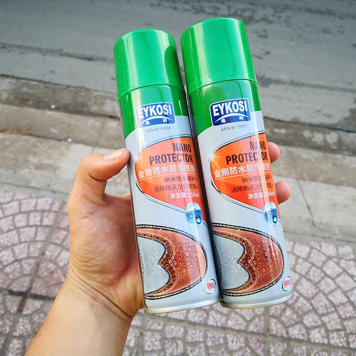 Bình Xịt Chống Thấm Nước Nano Cho Giày Dép - Bình xịt phủ nano chống nước cho giày dép đa năng Eykosi 250ml