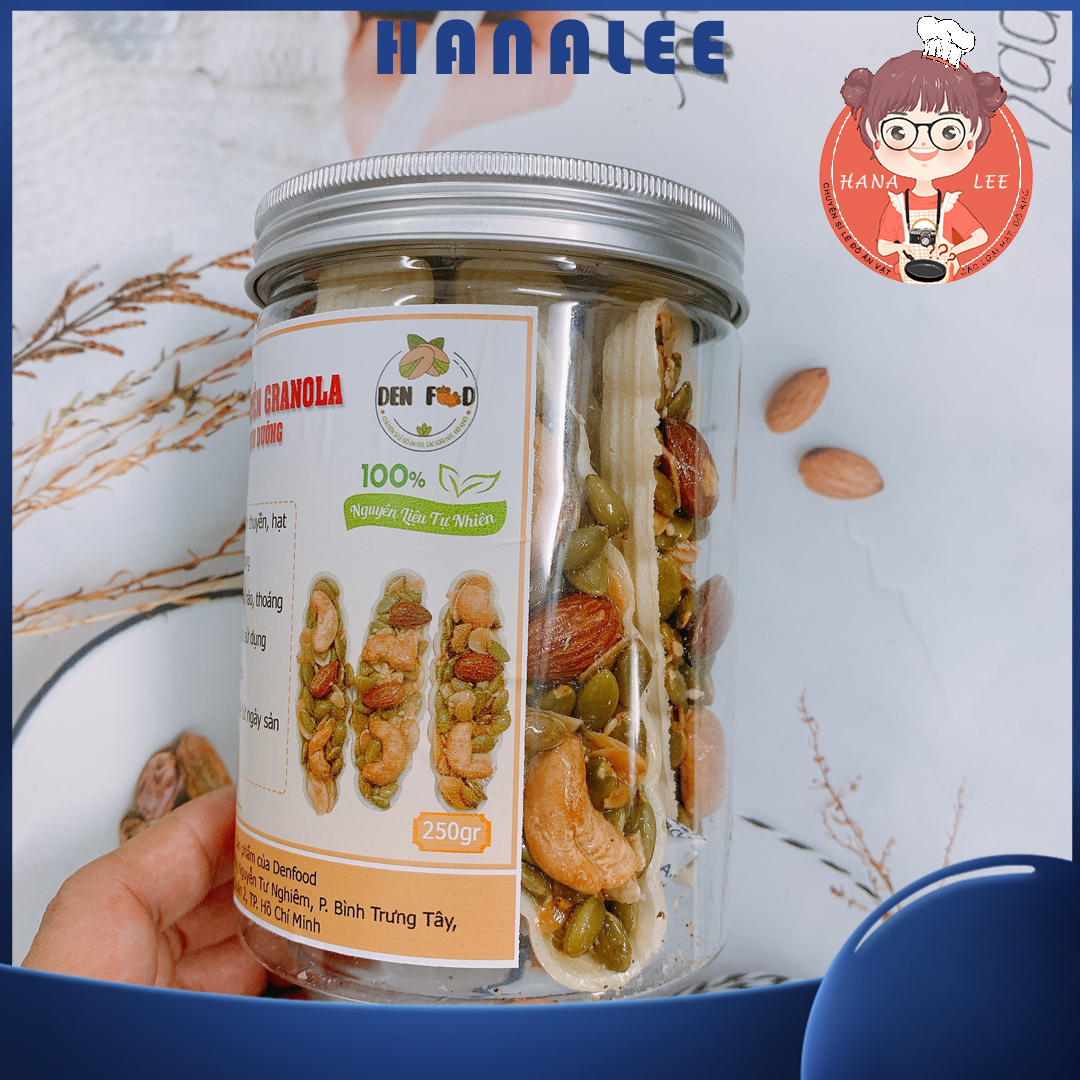 Bánh thuyền mix hạt dinh dưỡng - Granola thuyền - Hủ 250gr