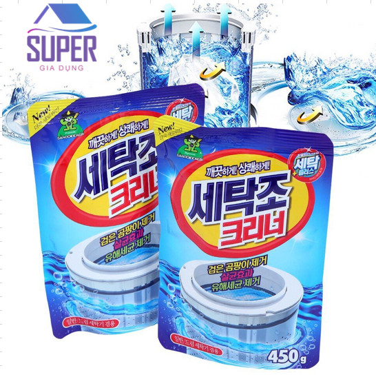 Bột tẩy lồng máy giặt siêu sạch hàn quốc 450gr