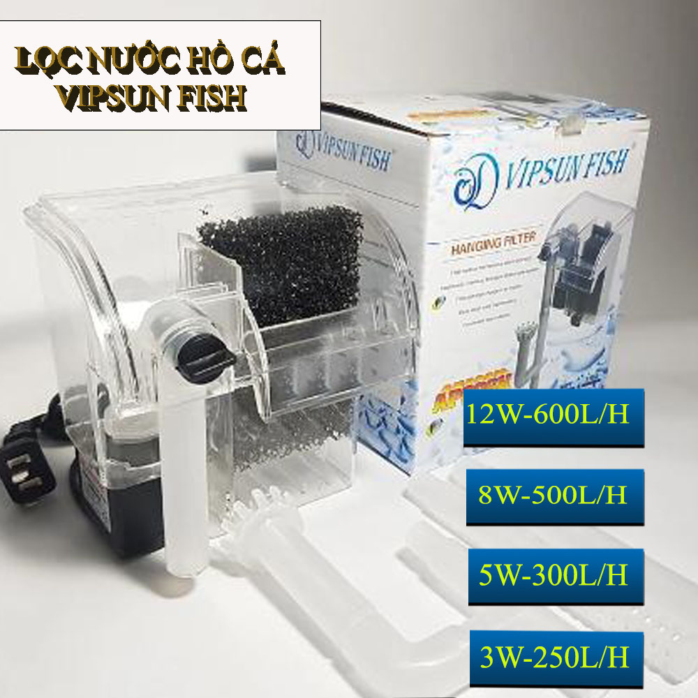 Máy lọc thác hồ cá  Vipsun fish AP203H /AP303H/AP606H/AP607H