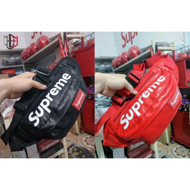 Túi bao tử da Supreme