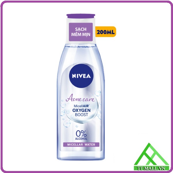 Nước tẩy trang Nivea ngừa mụn Acne Care Micellar Water 200ml