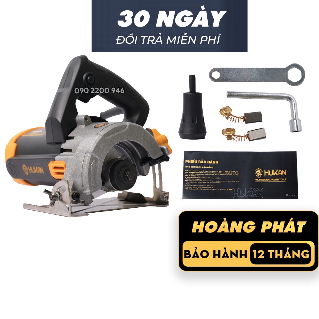 Máy cắt gạch có cấp nước hukan m8066 | máy cắt gỗ | máy cắt đá lưỡi 110mm | máy cắt cốt pha | máy cắt gạch mòi | máy cắt góc nghiêng 45 độ , công xuất 1500w , dây đồng 100% , bảo hành 12 tháng
