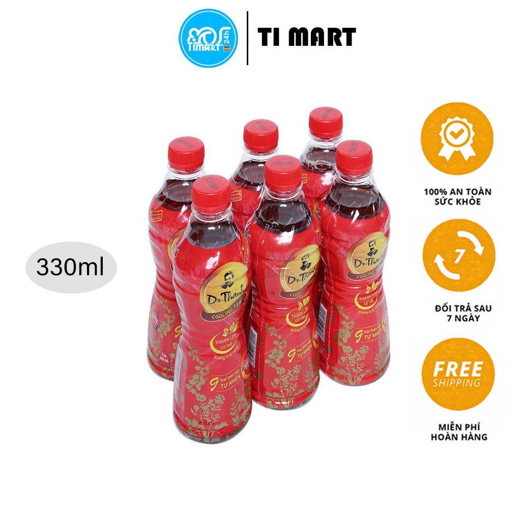 Lốc 6 chai trà thanh nhiệt Dr.Thanh 330ml