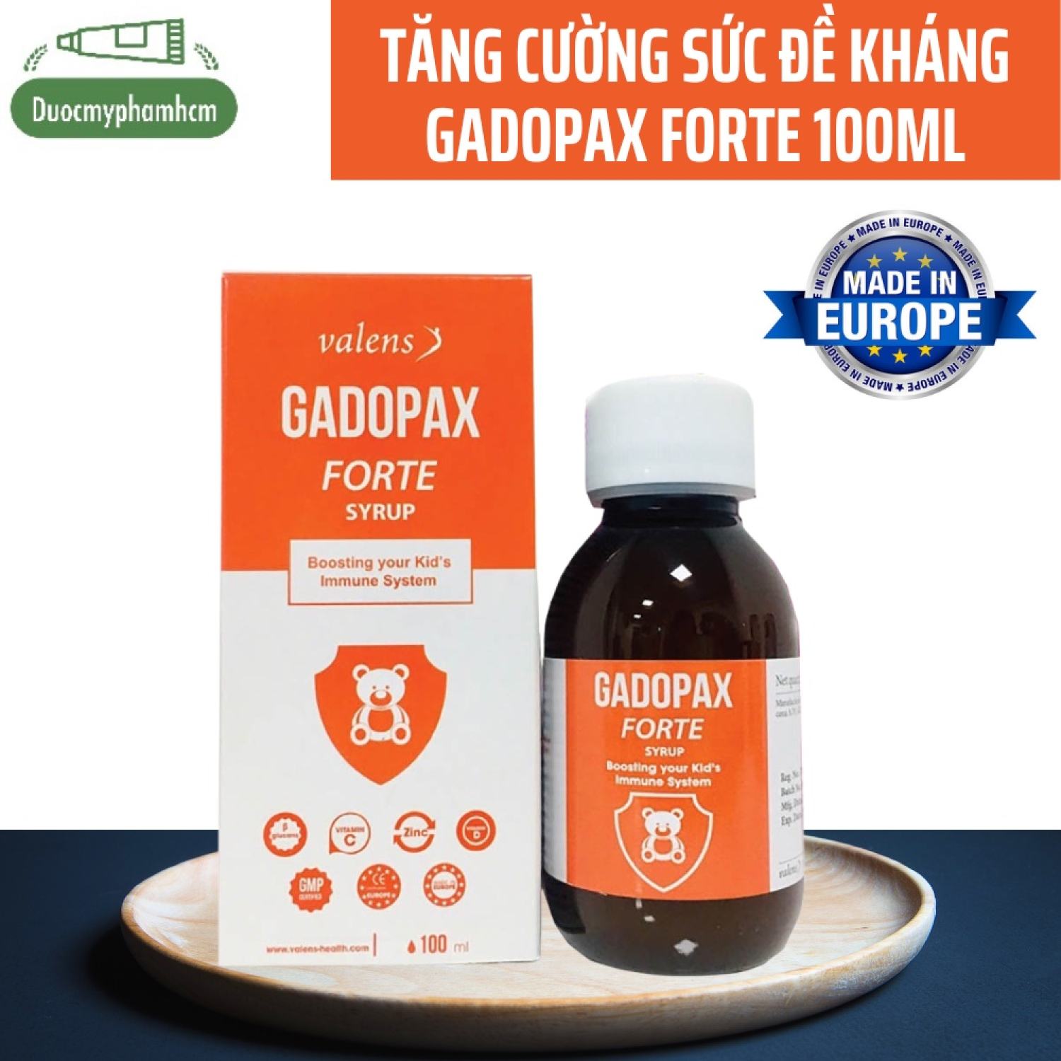 Gadopax f rte - Hỗ trợ tăng cường sức đề kháng của cơ thể- chai 100ml-