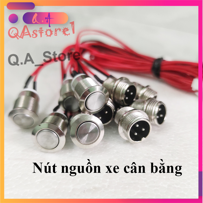 [HÀNG CÓ SẴN ] Nút Nguồn , Giắc Cắm Sạc 3 Chân , Jack XT60 Xe Điện Cân Bằng