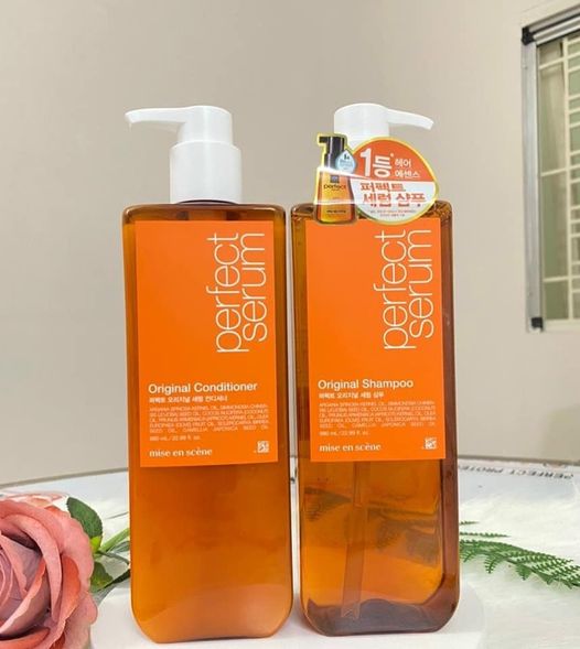 [Mẫu Mới] Sét Dầu Gội, Xả Missen Hàn Quốc  Chai 680ml