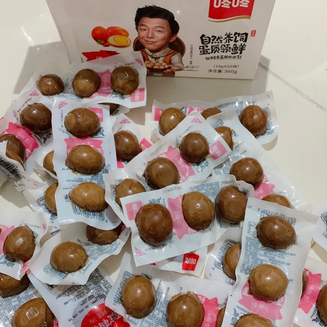 Trứng cút muối xì dầu thảo mộc