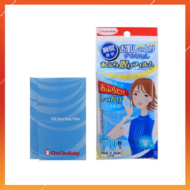 Film giấy thấm dầu Nhật Bản ChuChu Baby - 70 tờ