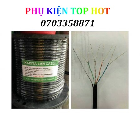 Cáp mạng cat5e utp 8 lõi kadita 300m