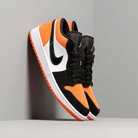 Giày Nam Nữ Sneaker J0rdan 1 Low orange Black (Giày Thể Thao JD1 thấp cổ đen cao)