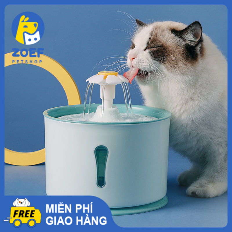 ZOEF Đèn Led Nước Uống Cho Mèo Đài Phun Nước Tự Động Cho Mèo Cưng Bộ Cấp Nước Có Thể Điều Chỉnh, Rất Yên Tĩnh Thích Hợp Cho Chó Và Mèo LI0229