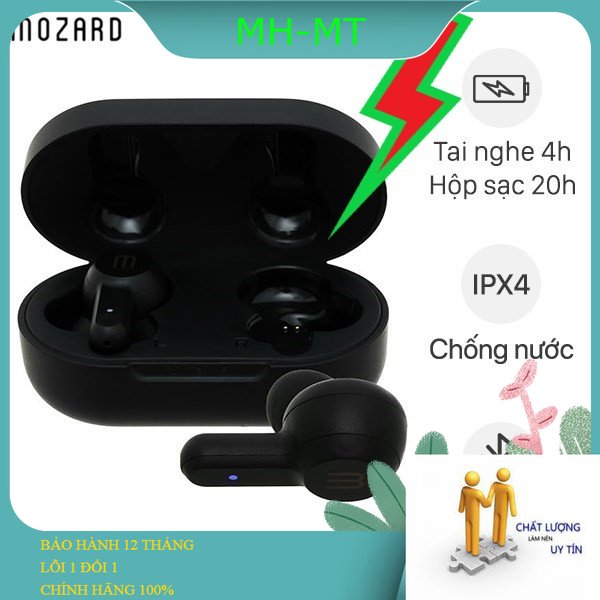 Tai nghe Bluetooth True Wireless Mozard Air 3 Đen