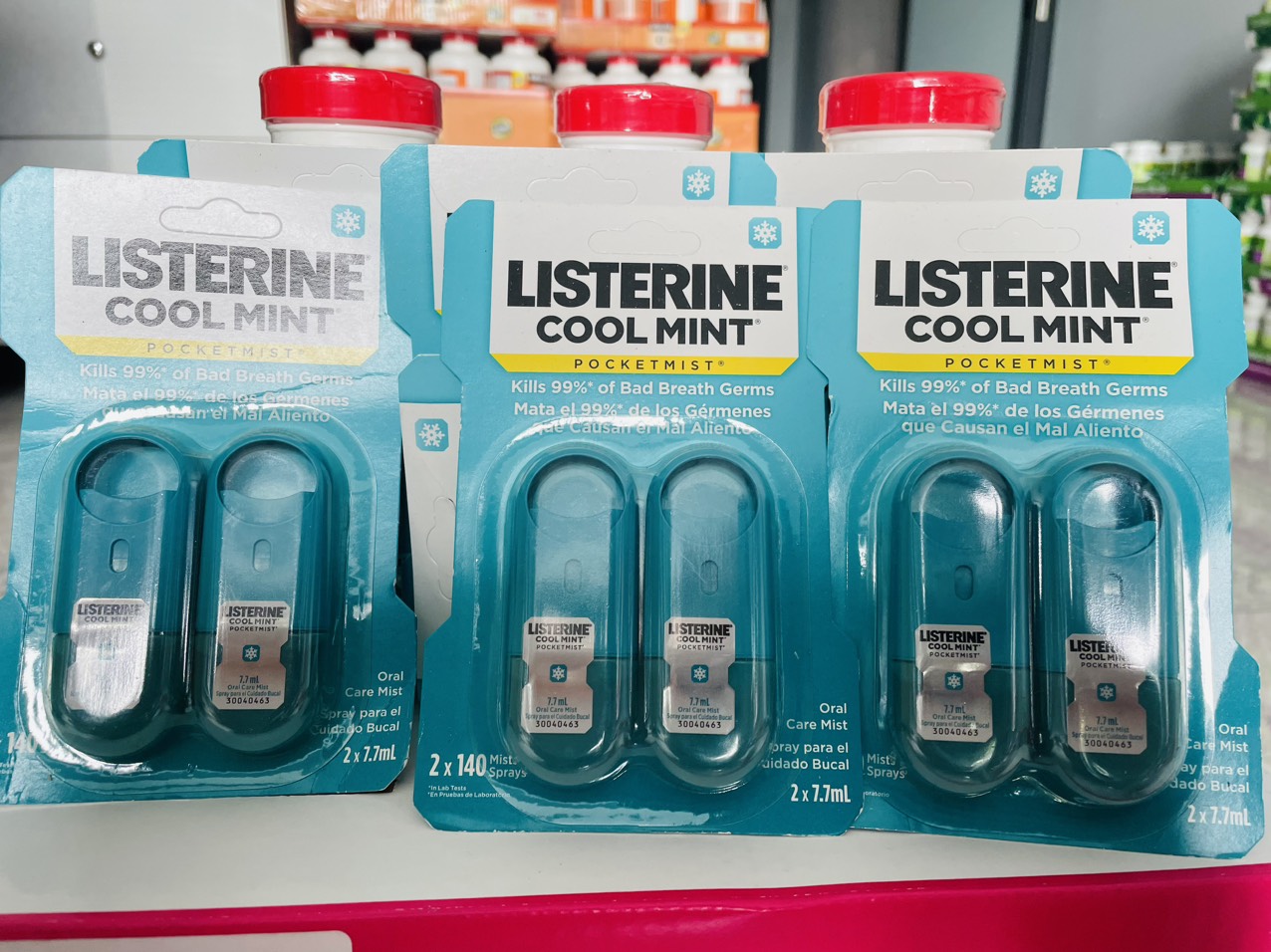 Combo 02 chai xịt thơm miệng diệt khuẩn tối đa xịt thơm miệng listerine mỹ