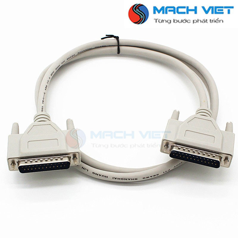 Cáp lpt db25 2 đầu đực - đực dài 3 mét