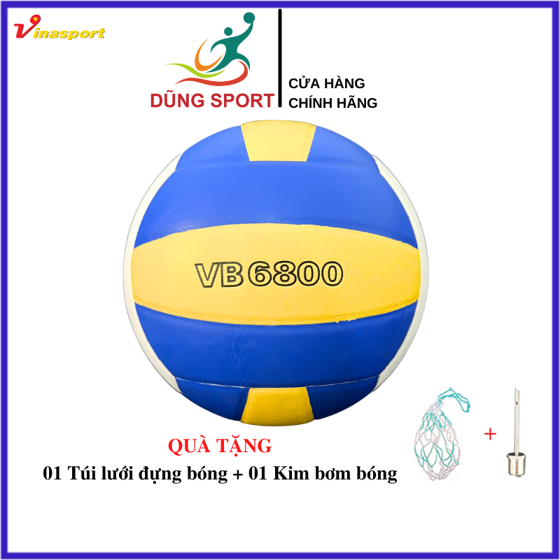 Bóng chuyền Thăng Long 6800 thi đấu chính hãng - da PU Hàn