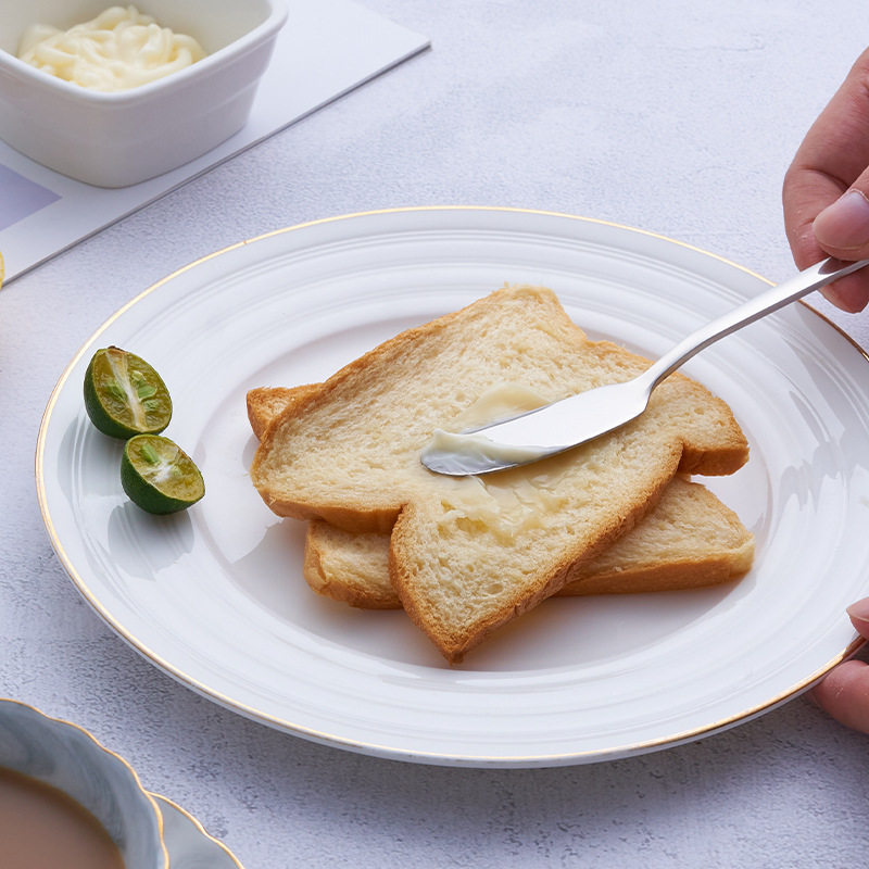 001 Kiểu Hàn 304 Dao Bơ Bằng Thép Không Gỉ, Dao Phủ Nước Sốt, Dao Phô Mai Salad, Dao Bơ, Dao Phô Mai Kem Tráng Miệng 02a