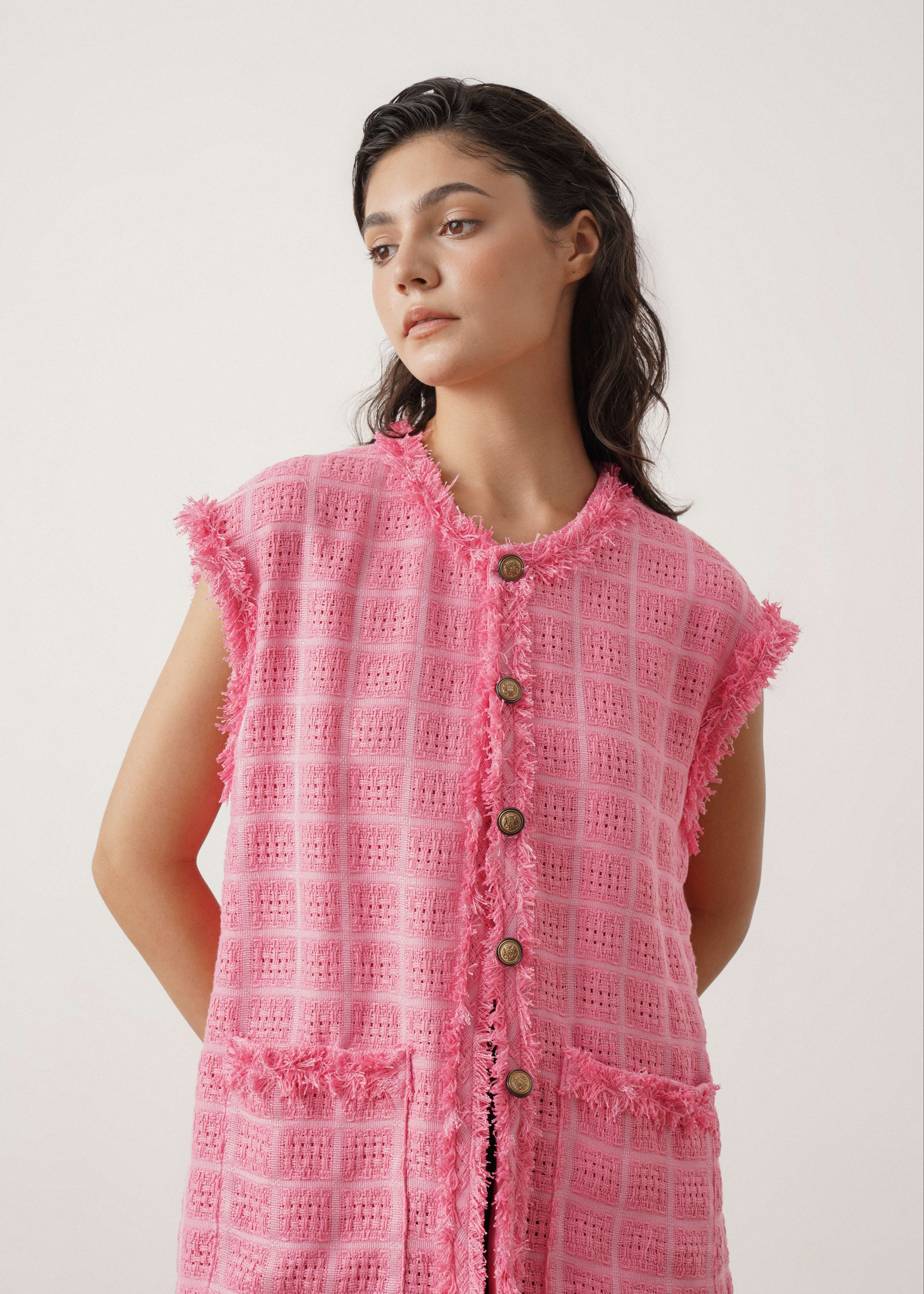Áo vest - ava tweed vest