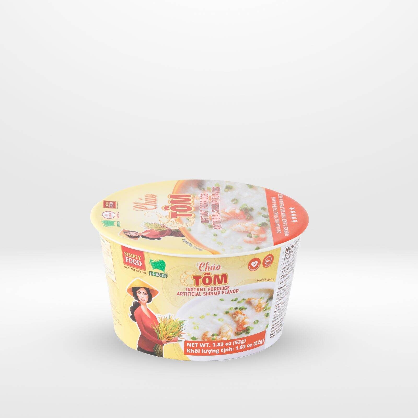 Bình Tây Food - Cháo Tôm (Tô 52gr)