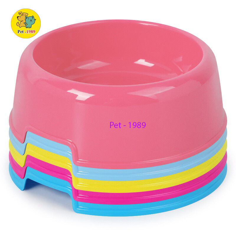 Chén / Tô / Bát nhựa đựng thức ăn nước uống dành cho chó mèo Pet-1989