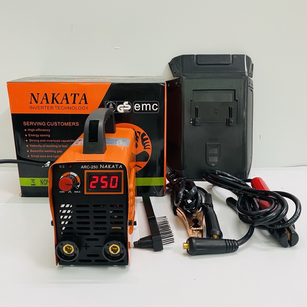 Máy hàn điện tử nakata 250a, bảo hành 12 tháng, dòng máy mini chuyên sài gia đình