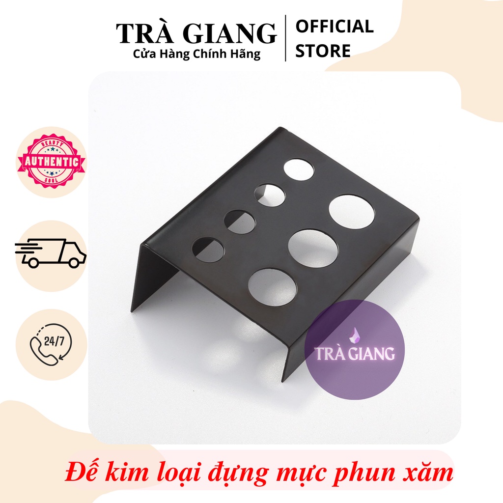 Đế sắt đựng mực phun xăm siêu bền