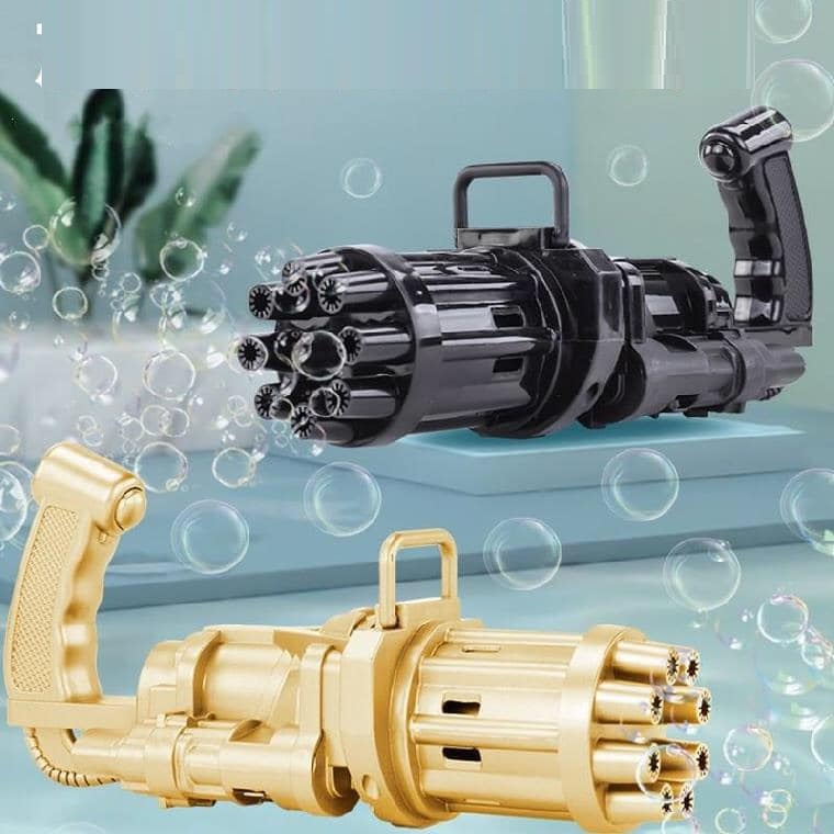 Máy bắn bong bóng xà phòng, đồ chơi cho bé máy thổi bong bóng xà phòng 8 nòng, Đồ chơi phun bong bóng ngoài trời