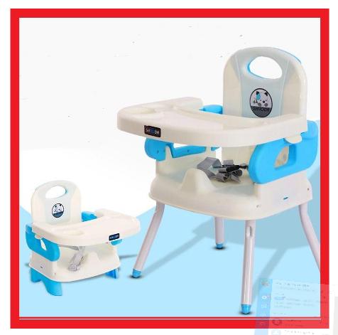 GHẾ ĂN DẶM CAO CẤP CÓ CHÂN SẮT MÀU XANH