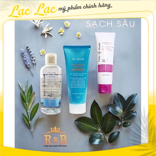 Bộ ba sản phẩm làm sạch da