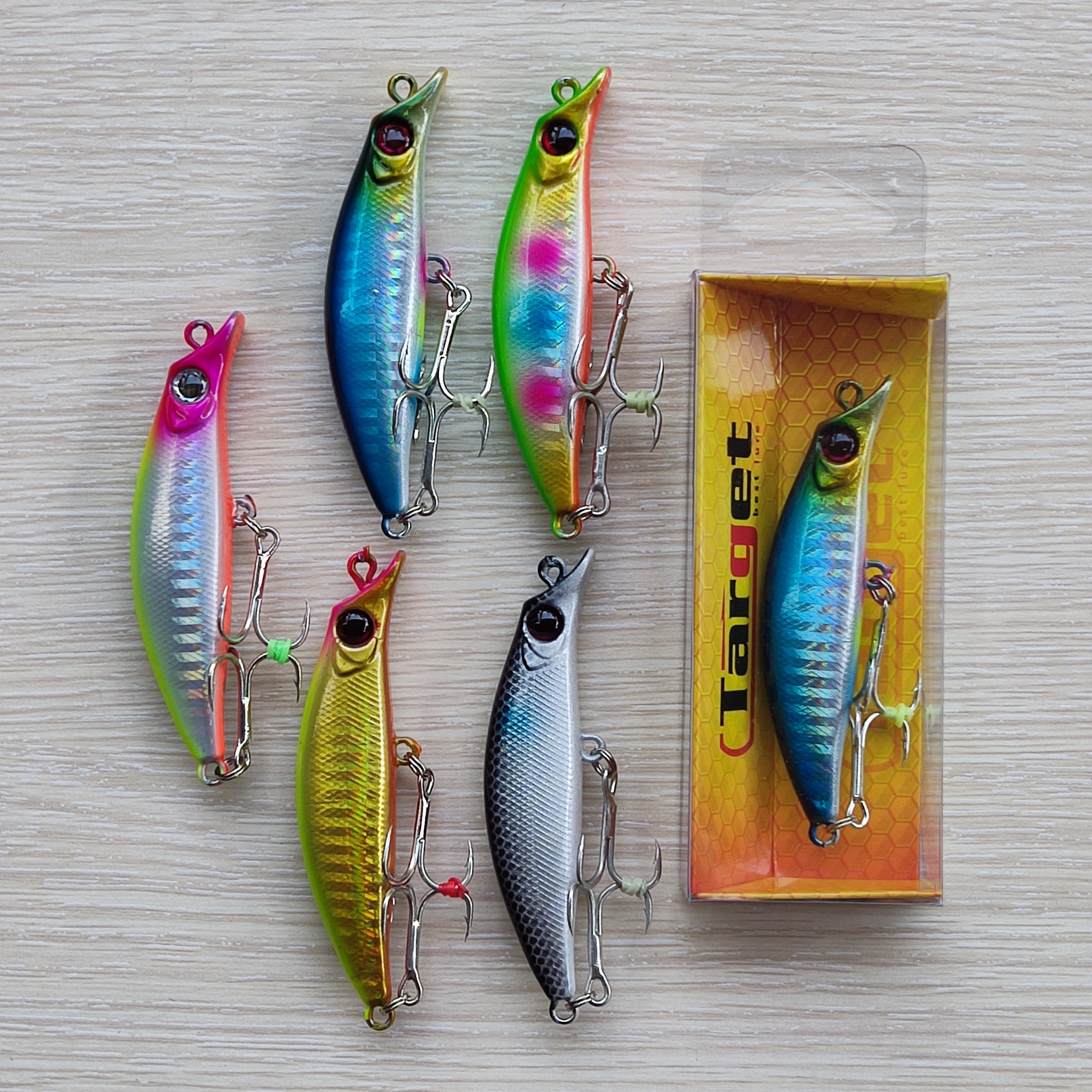 Freeship max mồi câu lure chẽm target ryu 75f 75mm 10g_đồ câu phong tư