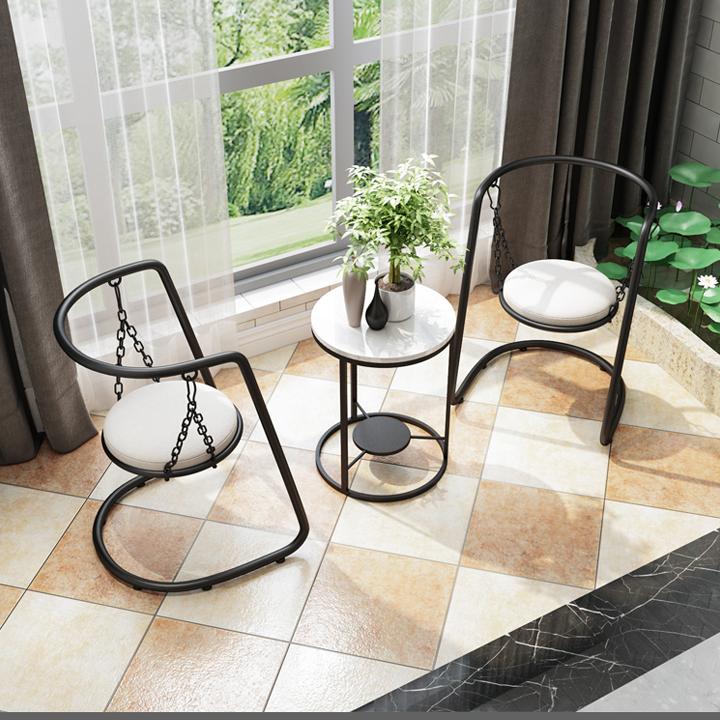 [Trả góp 0%]Bộ bàn ghế ban công xích đu ngoài trời - Bàn ghế ngoài trời - Bàn ghế ban công cao cấp - Bàn ghế quán cafe