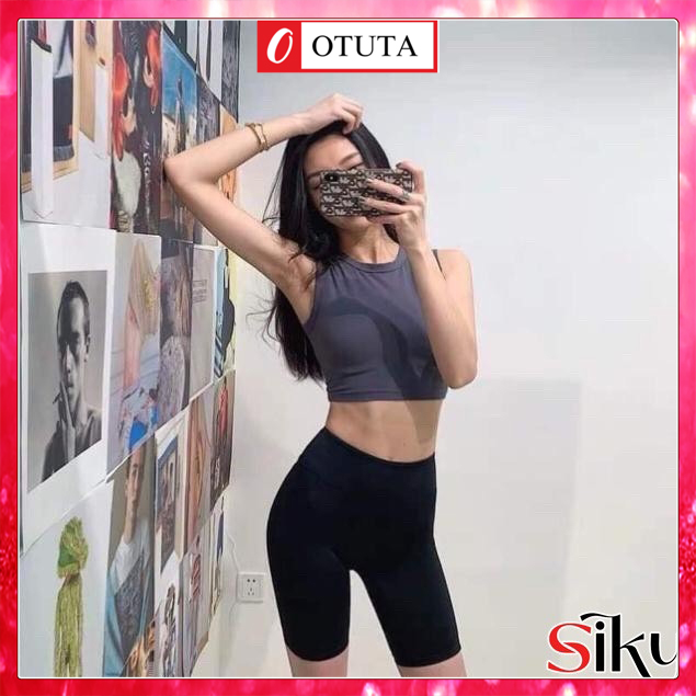 Quần legging thể thao, quần legging lửng -OTUTA
