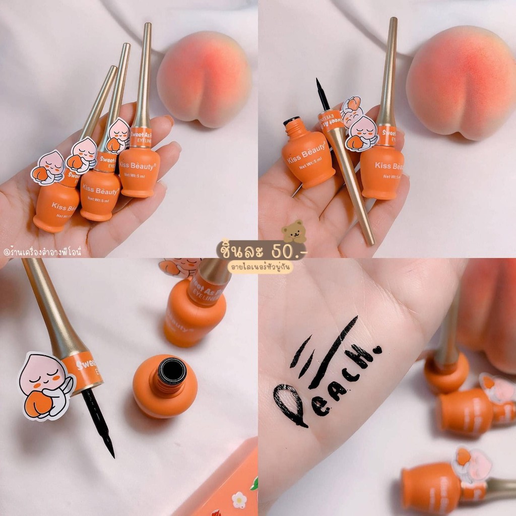 [HCM]Kẻ Mắt Nước Trái Đào Sweet As Peach nét vẽ chuẩn đẹp