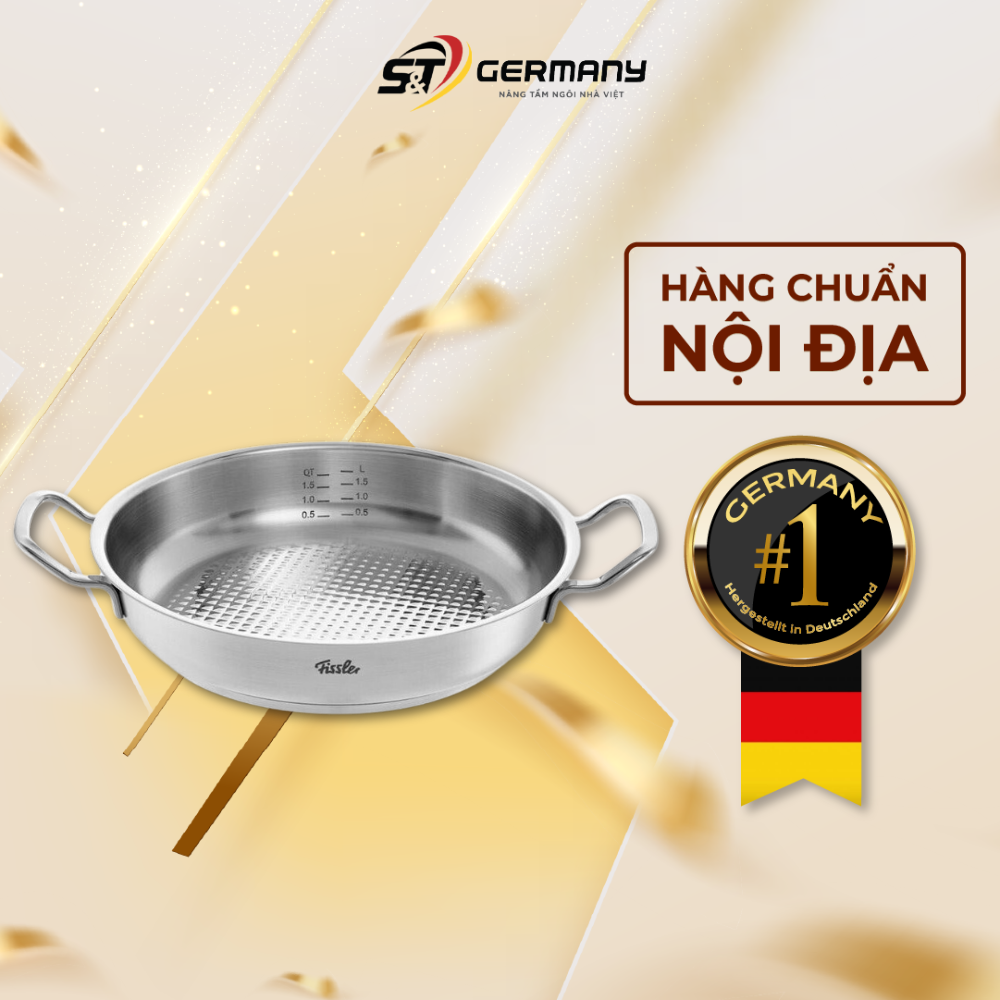 Chảo 2 quai Fissler Profi Original Collection 28cm Nội Địa Đức made in Germany GermanySnT 90197