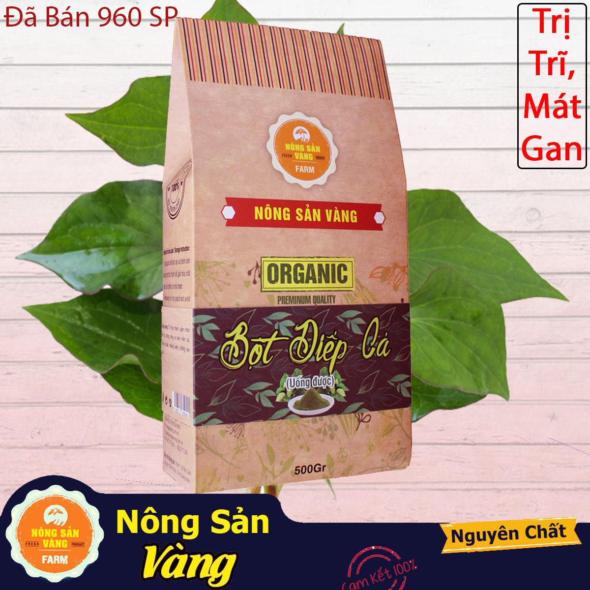 [HCM]Bột Diếp Cá (Uống) Nguyên Chất 500Gr - Nông Sản Vàng