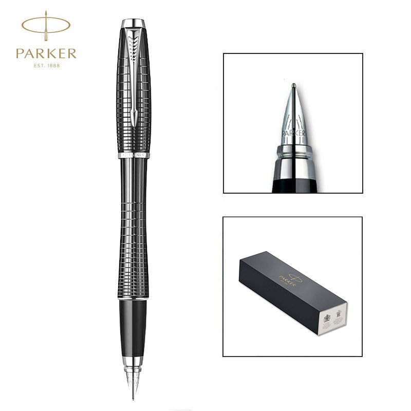 Bút kim loại ebony cao cấp paker urban, ngòi mảnh bút máy