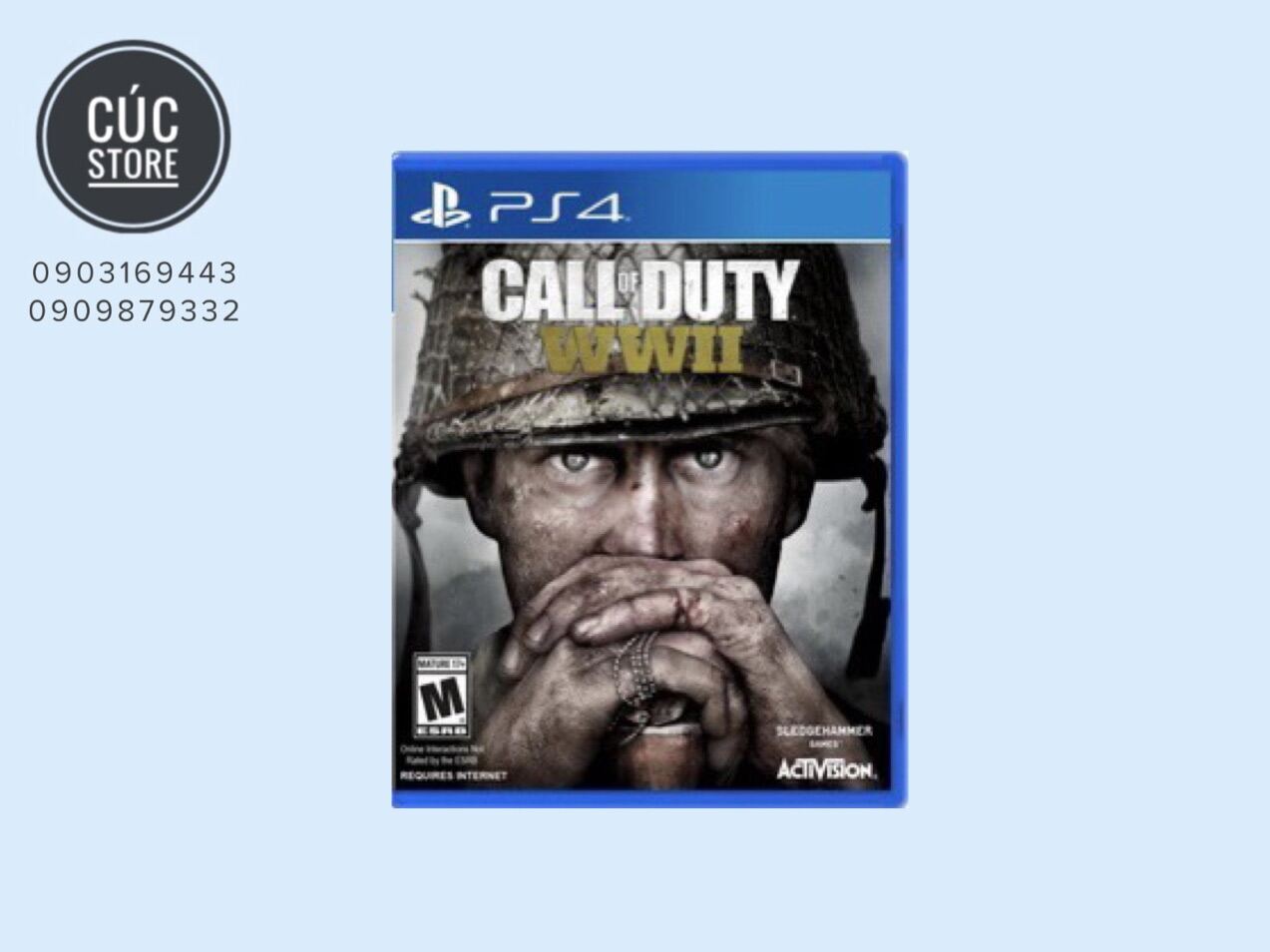 Đĩa chơi game ps4: call of duty wwii