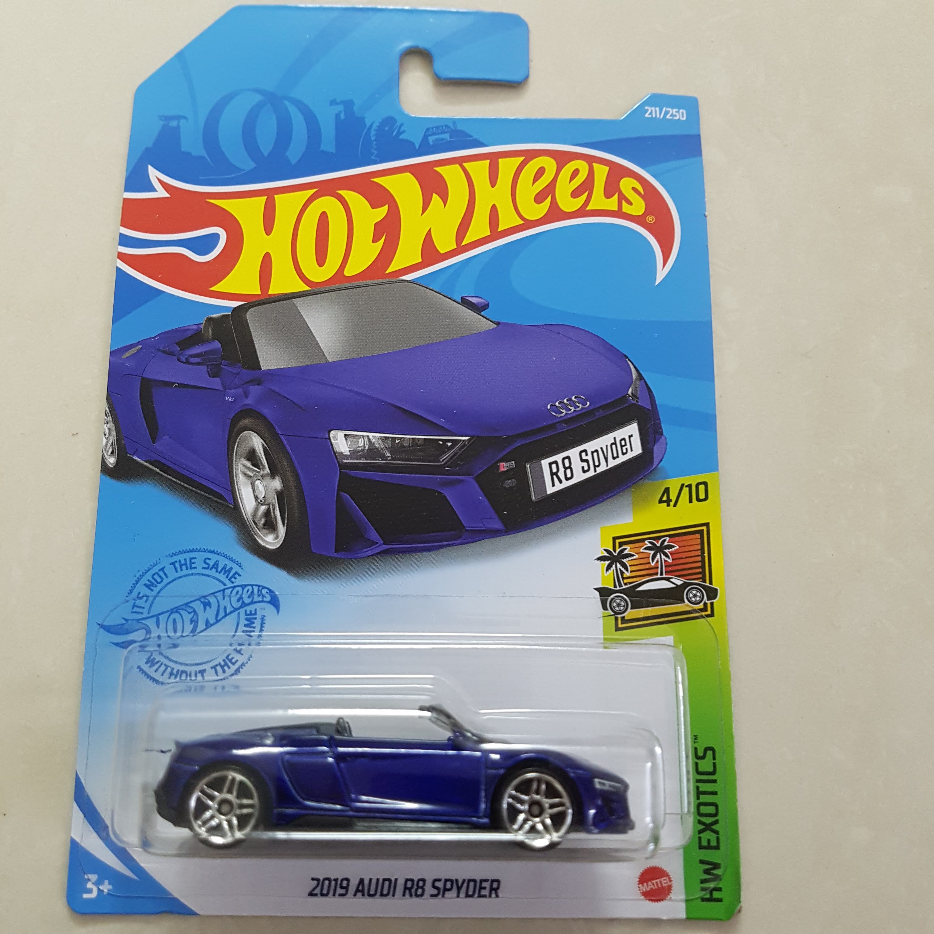 Xe mô hình chính hãng hotwheels - 2019 audi r8 spyder