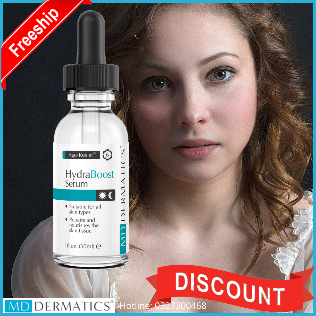 HydraBoost Serum Huyết thanh phục hồi dưỡng ẩm da hiệu quả. Mỹ phẩm MD Dermatics chính hãng phân phối bởi MDD Vietnam - Hsd mới 2026. Cam kết đổi trả sau 7 ngày