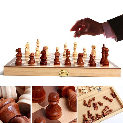 International Chess Set With Magnet And Sato Box 31x31Cm Fre