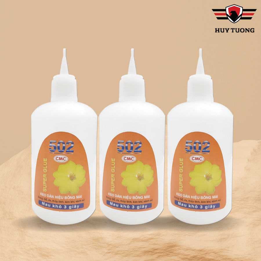 Keo dán sắt, dán gỗ, dán nhựa, dán cao su... đa năng 502 loại chai lớn 100ml cao cấp - BetterLife